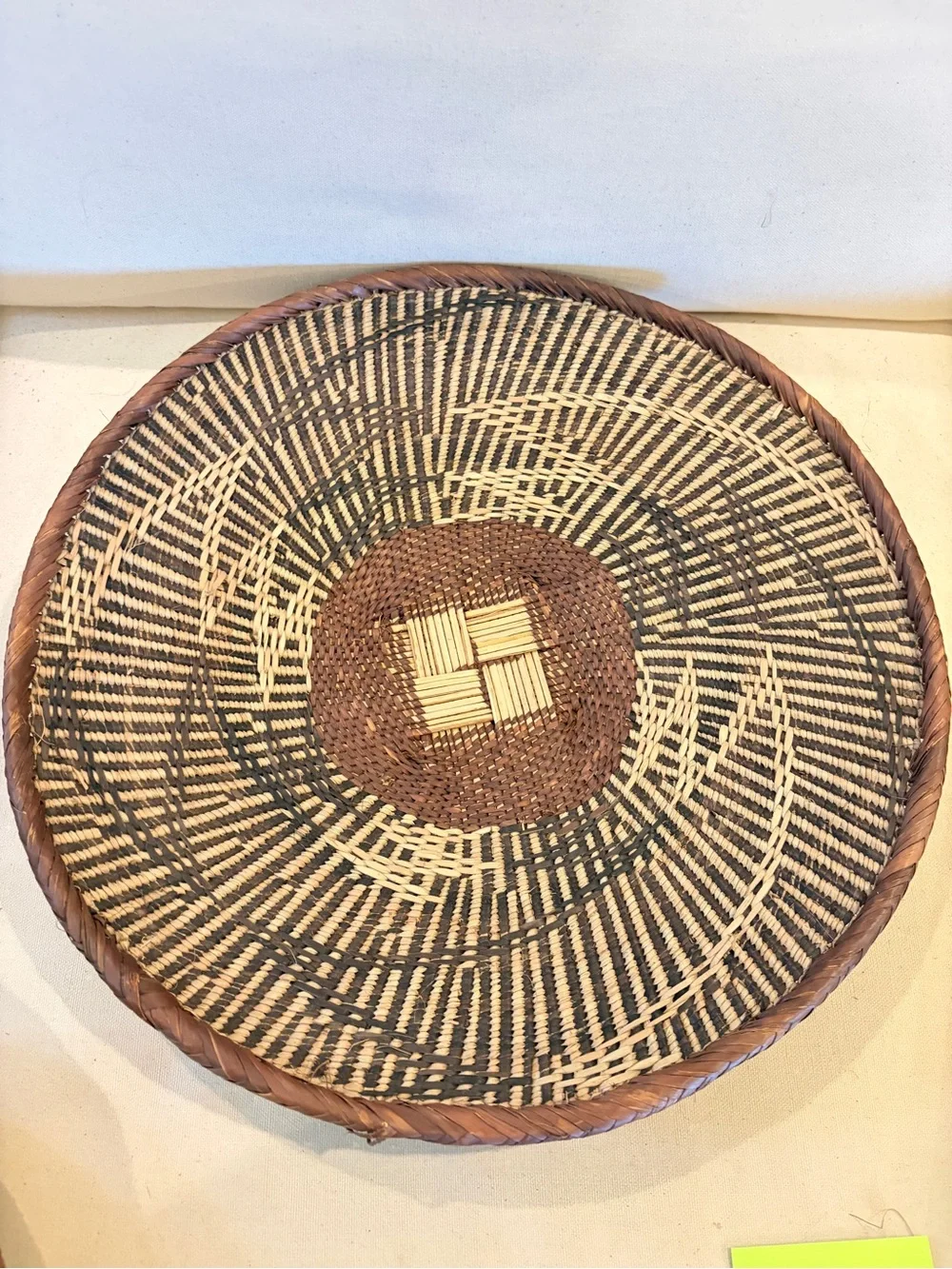NEW Africa Woven Basket. Made by the Binga people of Zambia/Zimbabwe